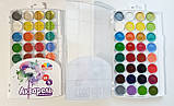 Акварель медова з перламутром 32 кольори "Творчість"  ГАММА (фарби акварельні), фото 2