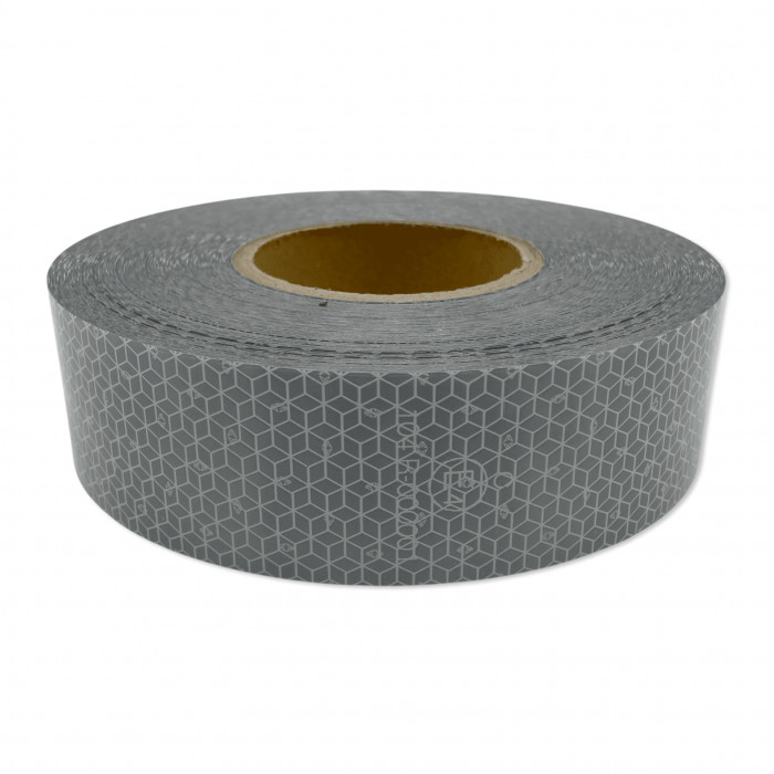 Світловідбиваюча стрічка біла E4 50 мм x 1 м [до жорстких бортів] -min замовлення 5 метрів-, фото 1