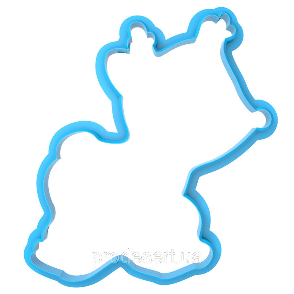Оленя вирубування для пряників 11*10 см (3D)