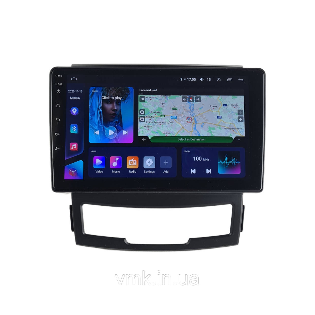 Штатна Магнітола SsangYong Korando 2010-2013 на Android Модель ТС10-8octaTop-4G-DSP-CarPlay