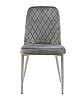 Стілець N-44 сірий велюр / ніжки сірі TM Vetro Mebel, фото 9