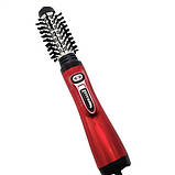 Гребінець фен Shiny & Beauty 8812 2в1 обертовий, Стайлер для волосся браш щітка електрична для укладки, Стайлер для волосся браш, фото 7