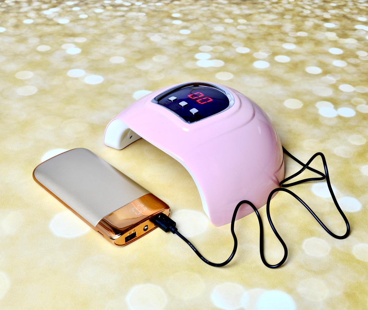 54 Вт!! Ультрафіолетова лампа для нігтів PROFESSIONAL GEL POLISH LED NAIL DRYER LAMP. USB