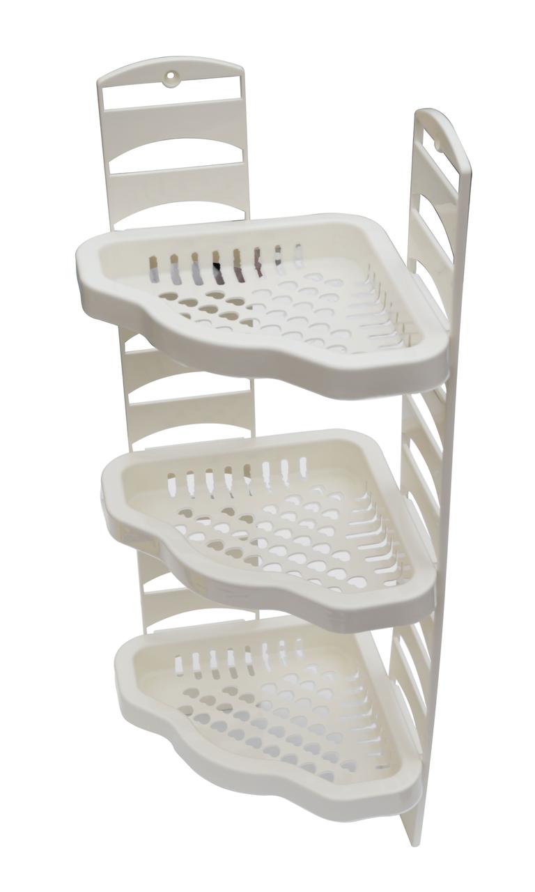 Полиця для ванної кімнати слонова кістка (ПолімерАгро), фото 1