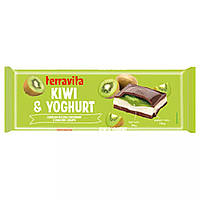 Шоколад Молочный Terravita Kiwi & Yoghurt Киви и Йогурт 235 г Польша (9 шт/1 уп)