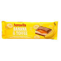 Шоколад Молочный Terravita Banana & Toffee Банан и Тоффи 235 г Польша (9 шт/1 уп)