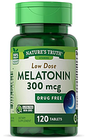 Nature's Truth Melatonin 300mcg | Low Dose | 120 Tablets