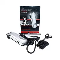 Машинка для Стрижки Собак SURKER SK 107, Професійний Тример з Насадками для Грумінгу, фото 3