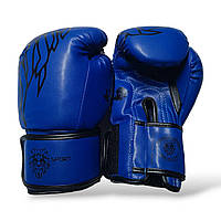 Боксерские перчатки LEV SPORT ТОП 10 oz стрейч синие