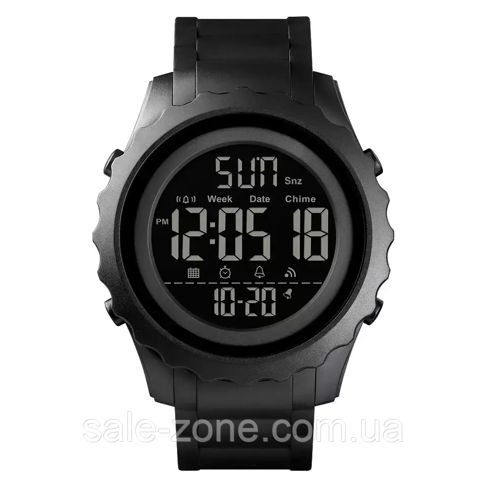 Наручные спортивные кварцевые часы Skmei 1624 (Черный) - фото 1 - id-p2037333250