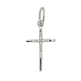 Срібні хрестики з камінням