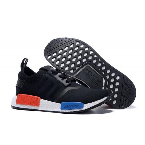 Чоловічі чорні кросівки Adidas NMD Runner Primeknit — S012