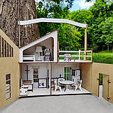 Будинок для ляльок LOL з меблями та дверцятами Ігровий ляльковий будиночок для дівчинки Будинок для ляльки ЛОЛ, фото 2