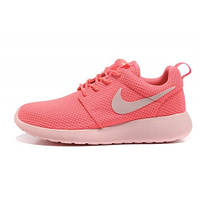 Жіночі рожеві (коралові) кросівки Nike Roshe Run — R007