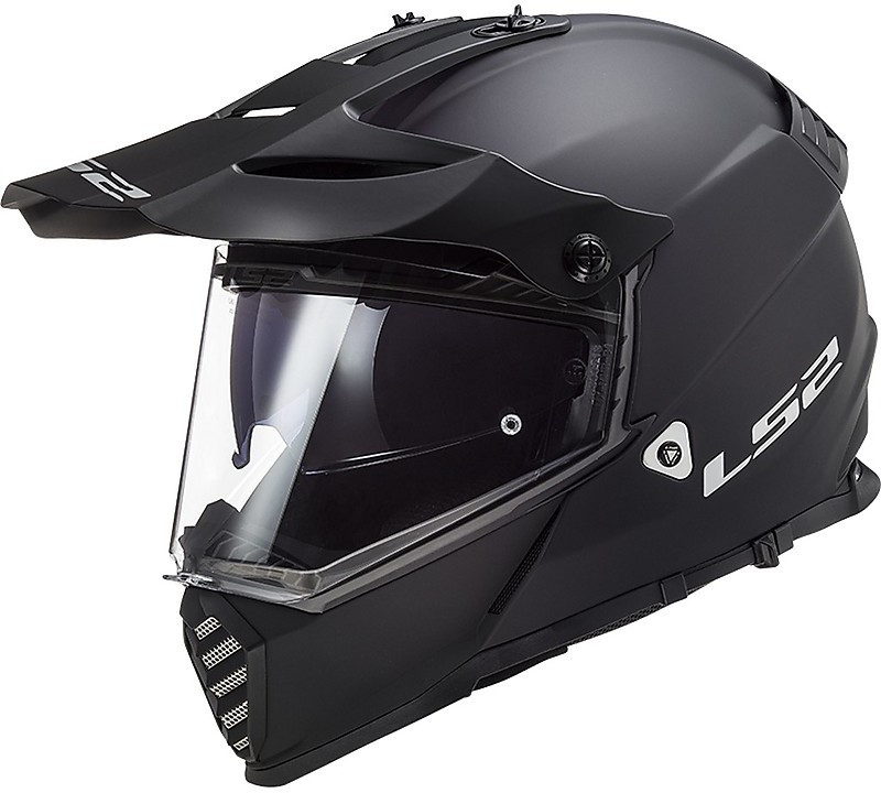 МОТОШОЛОМ ДУАЛСПОРТ LS2 MX436 PIONEER EVO SOLID КОЛІР MATT BLACK