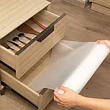Килимок антиковзний для кухонних ящиків 450х45 см Сірий, фото 4