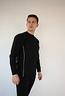 Термобілизна чоловіча БАТАЛ Columbia 3XL, 4XL, 5XL, 6XL мікродайвінг з начосом ЧОРНИЙ