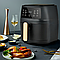 Аерофритюрниця 8л, 2400Вт, Air Fryer S-18, Чорна / Мультипіч / Безмасляна фритюрниця / Аерогриль, фото 7