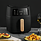 Аерофритюрниця 8л, 2400Вт, Air Fryer S-18, Чорна / Мультипіч / Безмасляна фритюрниця / Аерогриль, фото 3