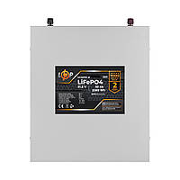 Аккумулятор LP LiFePO4 51.2V 50 Ah 2560Wh (BMS 80/40А) металл LCD для ИБП LogicPower 23611