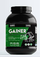 Гейнер для набора массы Garo Premium Nutrition Gainer 1 кг 100% медленные углеводы Клубника