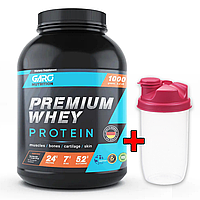 Протеин сывороточный PREMIUM WHEY 1000 / GARO Nutrition (клубника)