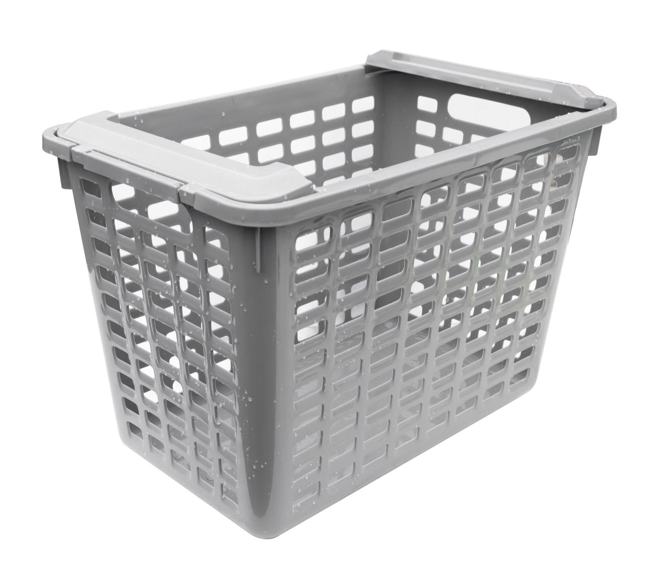 Кошик універсальний 20 літрів сірий (ПолімерАгро)