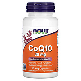 Коензим Q10, NOW Foods, 30 мг, 60 капсул, фото 2
