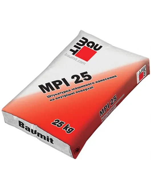 МПІ 25 (25 кг) Вапняно-цементна машинна штукатурка BAUMIT