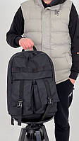 Рюкзак для путешествий Stropa 2.0 классический для ноутбука, с карманами черный оксфорд