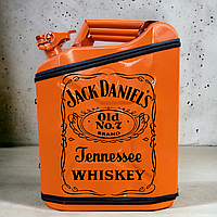 Мини Бар Канистра Портативный 20 л. "Jack Daniel's". Именной подарок. Подарочный набор для мужчины