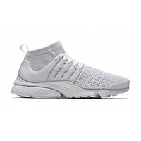 Женские кроссовки Nike Air Presto Flyknit white - AP007