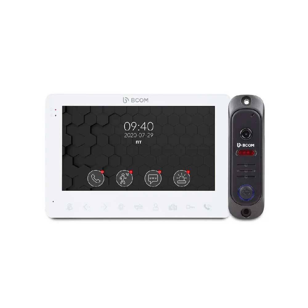 Комплект відеодомофона BCOM BD-780M White Kit box, фото 1