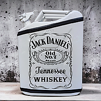 Мини Бар Канистра Портативный 20 л. "Jack Daniel's". Именной подарок. Подарочный набор для мужчины Белый