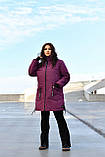 Фантастична жіноча куртка наповнювач синтепон 150 розміри батал, фото 5