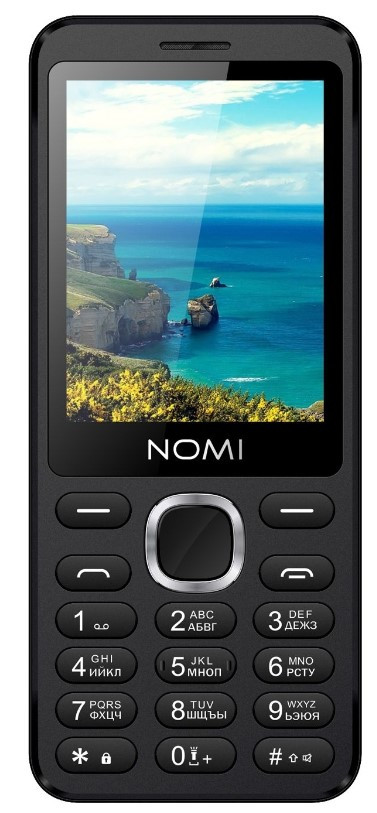 Телефон Nomi i2820 Black UA UCRF