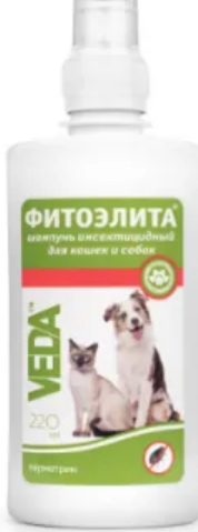 Шампунь Фітоеліта проти бліх і кліщів для цуценят, 220 мл