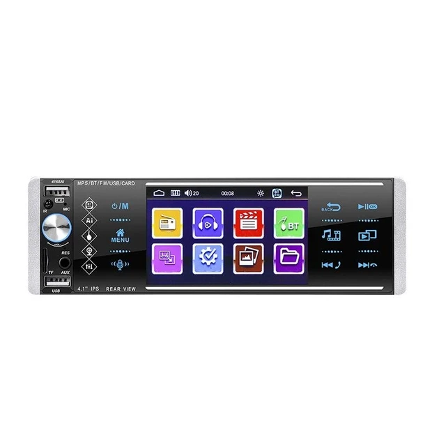 Автомобільна магнітол 1din Lesko 4168 AI mp3 мультимедійна