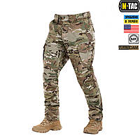 M-Tac мужские тактические штаны мультикам рип-стоп камуфляжные армейские брюки Aggressor Elite Nyco Multicam