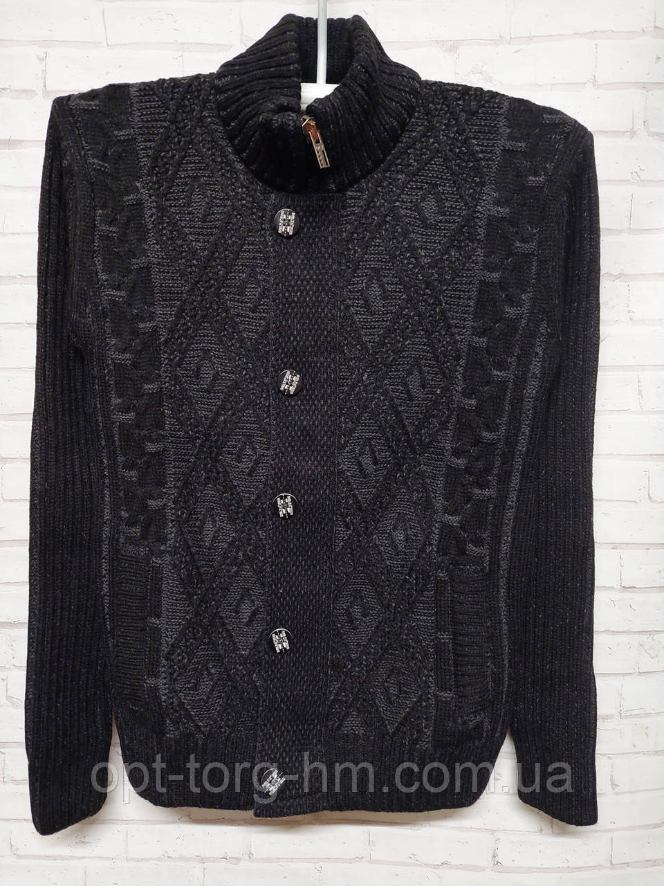 Чоловічий светр L (на блискавці), фото 1