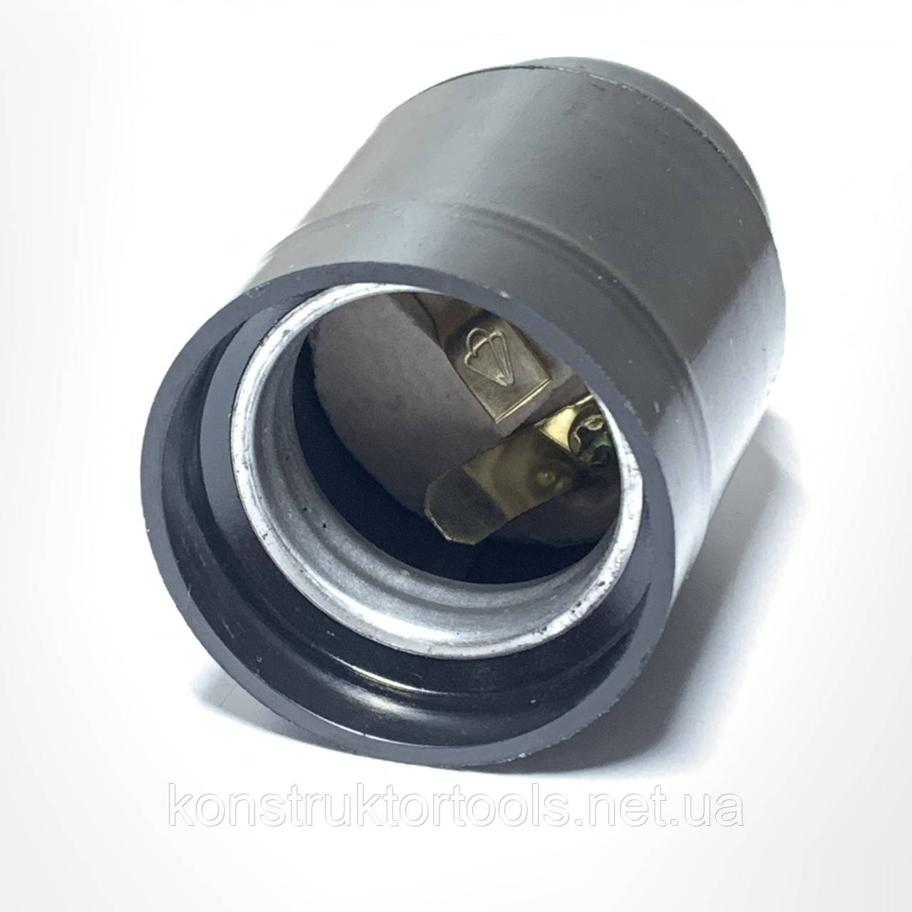 Патрон електричний чорний Е27 підвісний карболітовий, фото 1