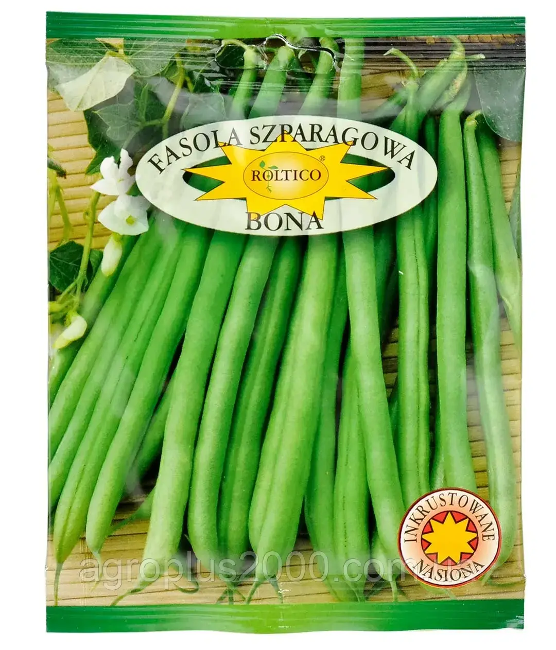 Насіння Квасоля спаржева кущова Бона 30 грамів Roltico