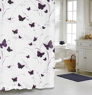 Шторка для ванної кімнати Butterflies (180х180 см)