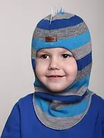Шапка-шолом для хлопчика зимовий Дракоша Beezy