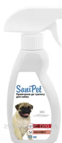 Спрей Санипет (SANIPET) Навчальний туалет для собак 250 мл