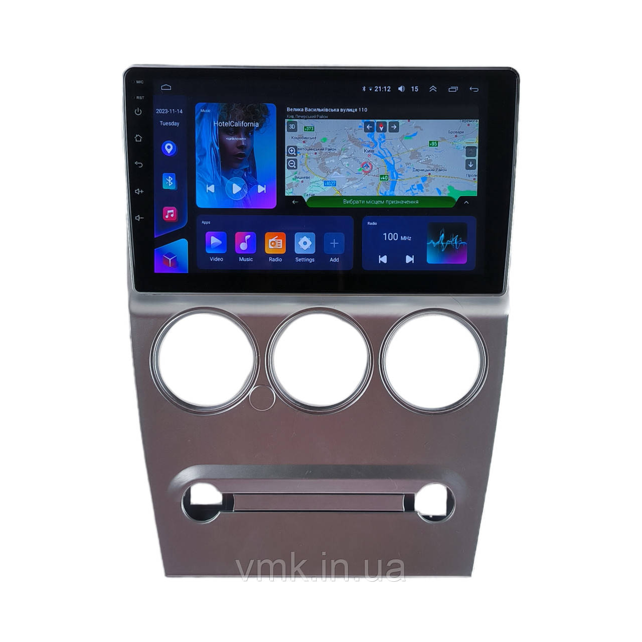 Андроїд Автомагнітола Citroen C-Elysee 2008-2013 ТОП платформа 7862 8 ядер 4G DSP CarPlay Android QLED