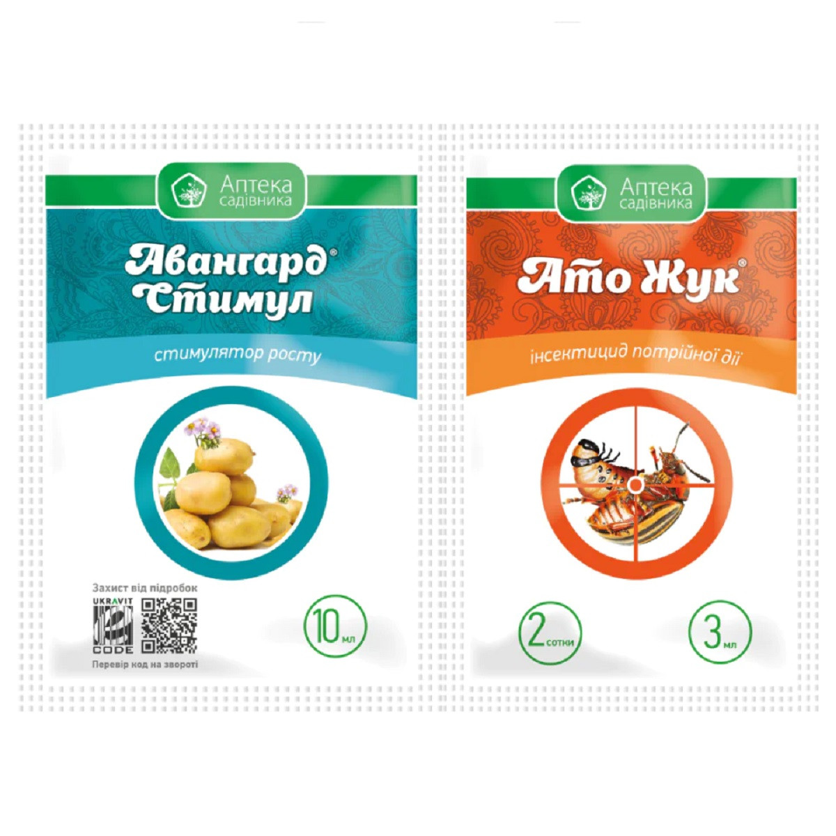 Інсектид АТО Жук К.С. (3 мл) + Авангард Стимул (10 мл), Укравіт