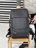 Вместительный рюкзак Safe Bag, роллтоп из экокожи классический стиль
