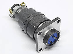 Роз'єм CX16-3pin комплект (Гніздо з фланцем + штекер)
