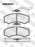 Колодки дисковые, HEXEN, DBS2001